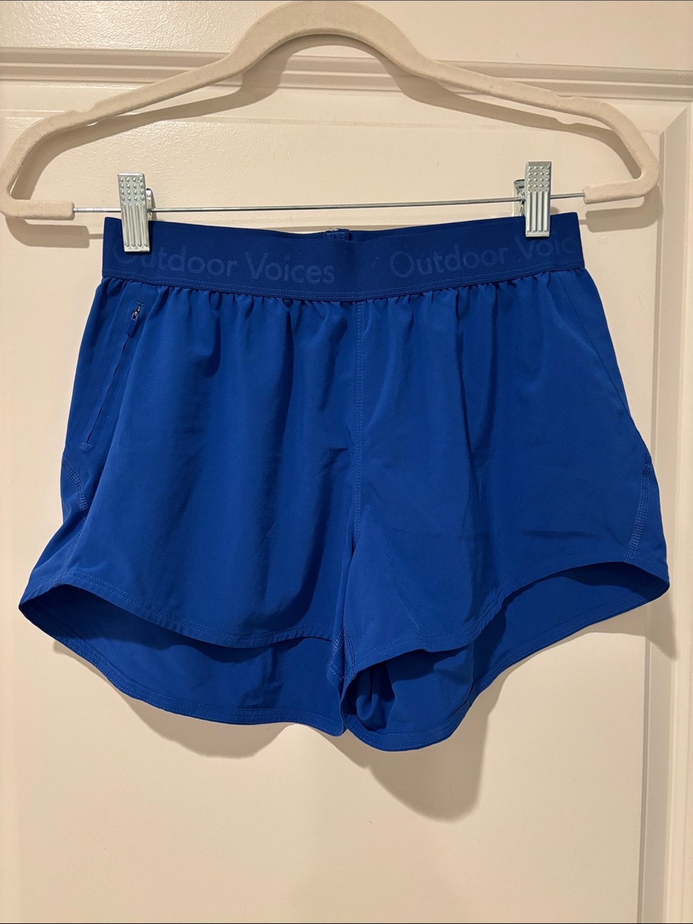 Outdoor Voices Royal Blue Athletic Shorts